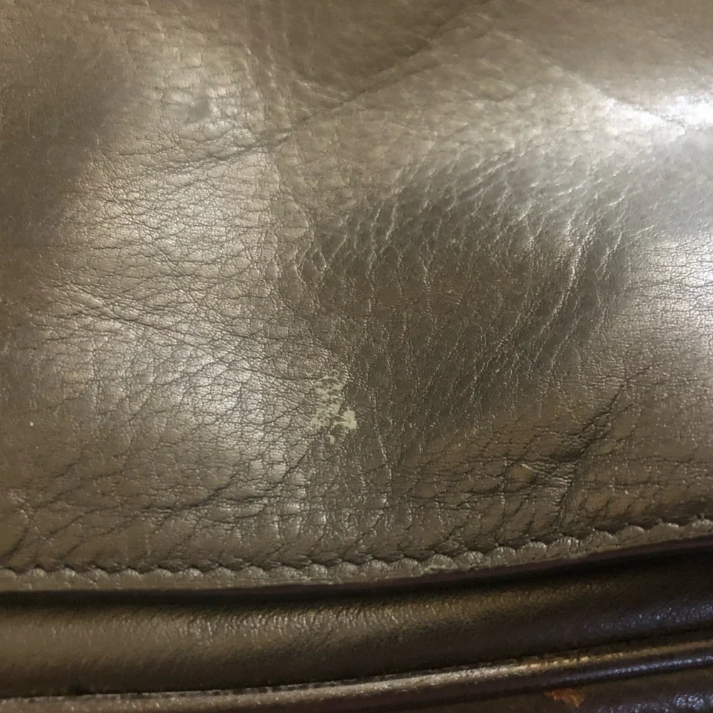 Black leather Tumi Laptop bag